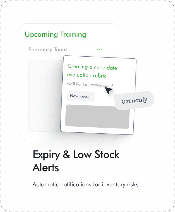 Expiry & Low Stock Alerts